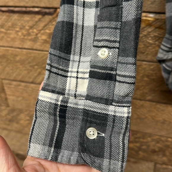 RALPH LAUREN Classic Fit Plaid Twill Shirt Size Small - Picture 8 of 10